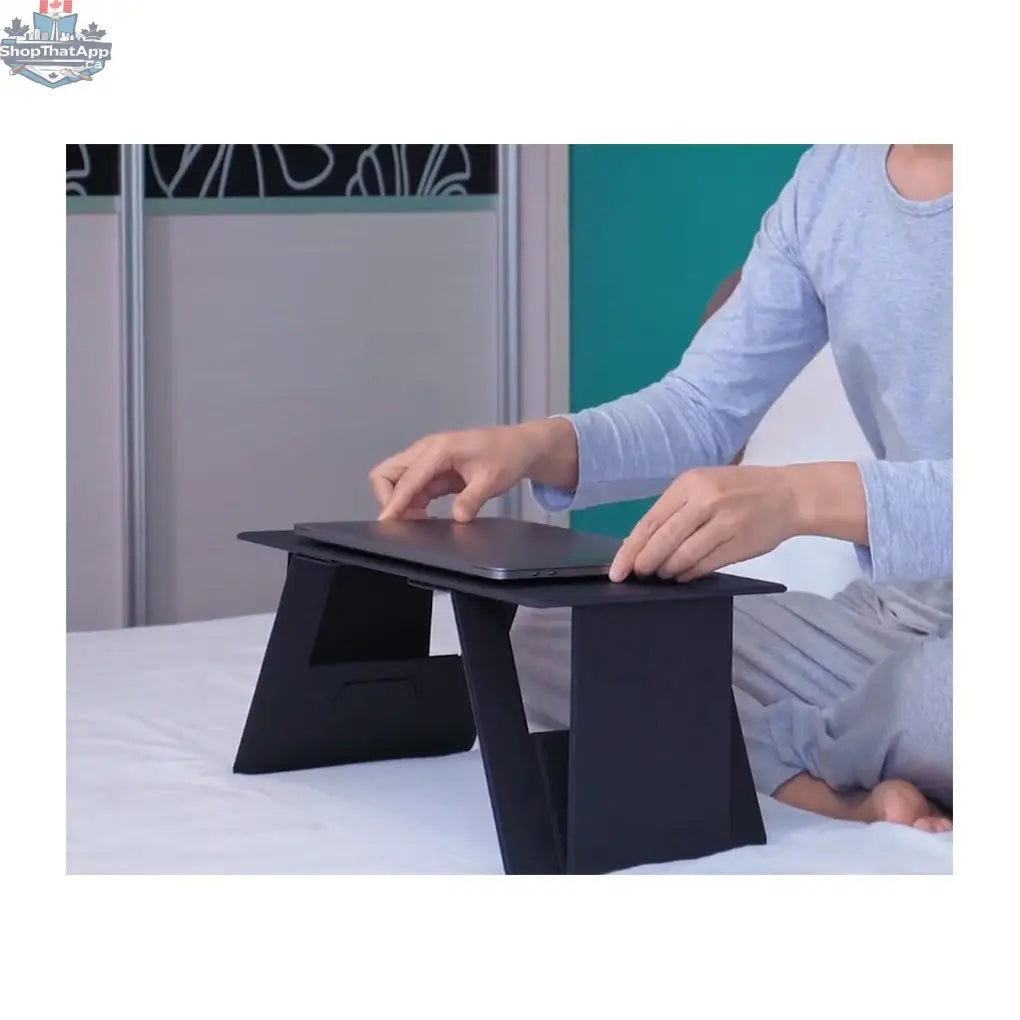 Portable Laptop Stand Foldable Support Base Notebook Stand Lapdesk Multifunctional Computer Laptop Holder Cooling Pad Riser - Shopthatapp.ca