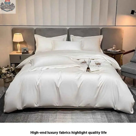 Egyptian cotton satin sheets by SLOTH Nation, luxurious long-staple bedding with breathable, smooth satin fabric for comfort.