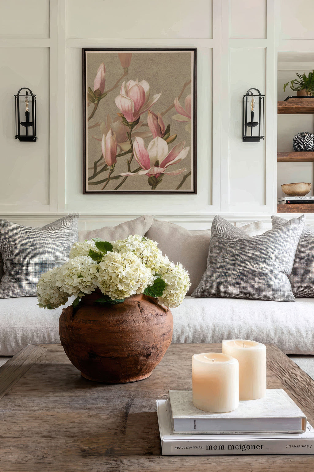 MAGNOLIA WHISPER Canvas Art - Oeuvre sur Toile Étirée