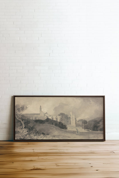 VESTIGES VOILÉS toile étirée - Oeuvre d'art unique pour une décoration intérieure élégante - Shopthatapp.ca