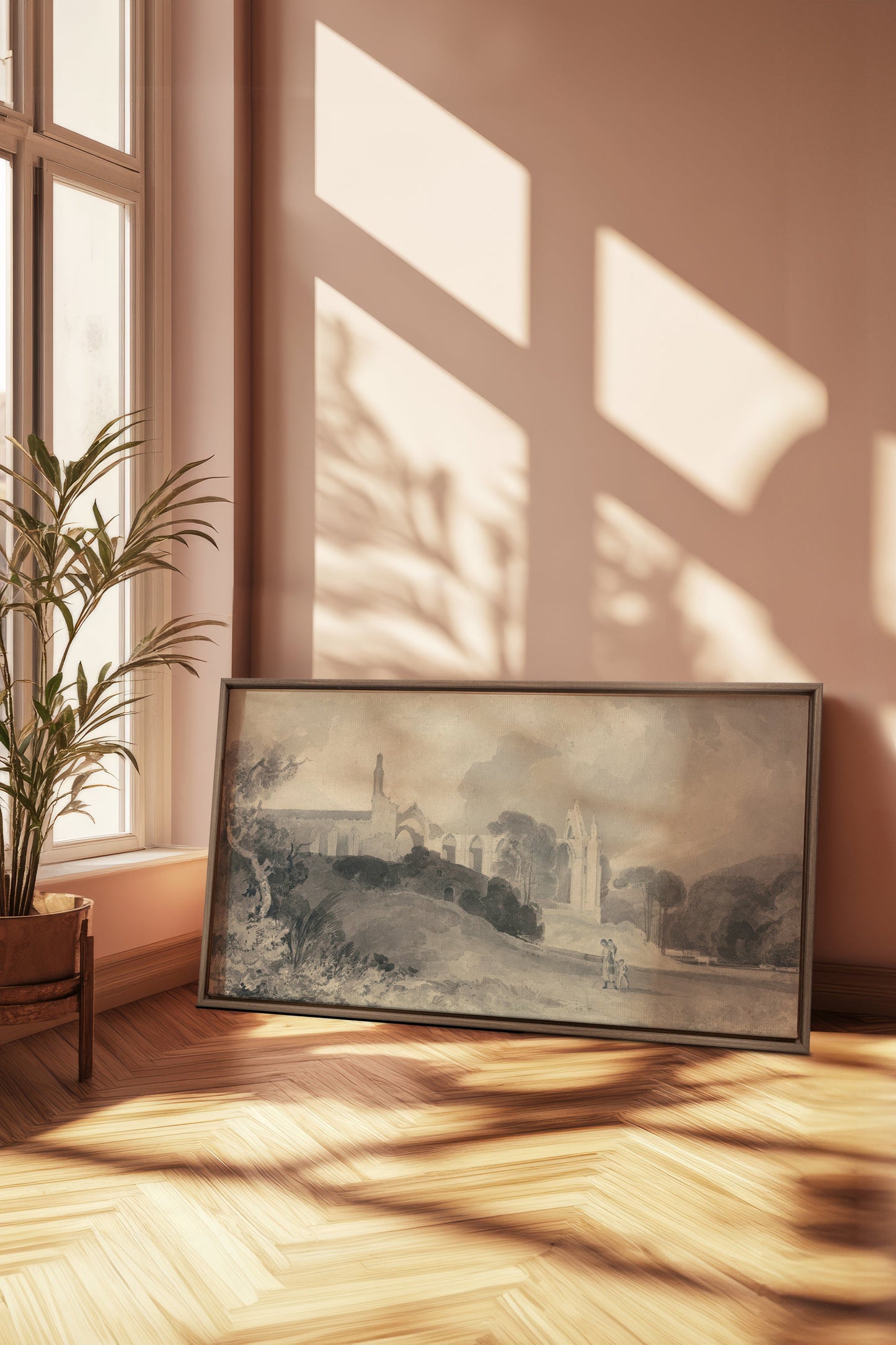 VESTIGES VOILÉS toile étirée - Oeuvre d'art unique pour une décoration intérieure élégante - Shopthatapp.ca