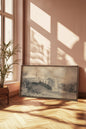 VESTIGES VOILÉS toile étirée - Oeuvre d'art unique pour une décoration intérieure élégante - Shopthatapp.ca