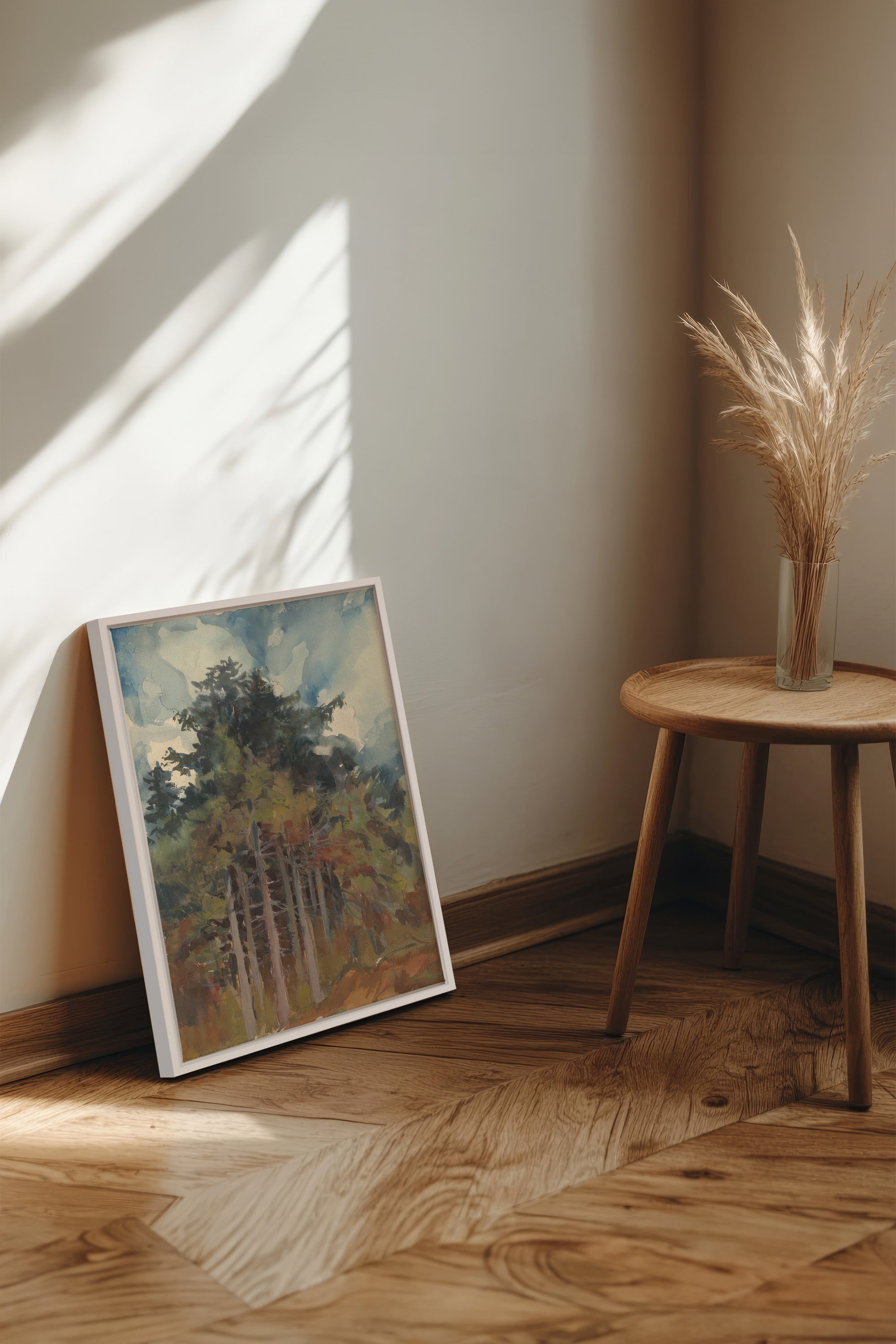 WILD GROVE Toile Étirée Artisanale - Œuvre Sur Toile Étirée