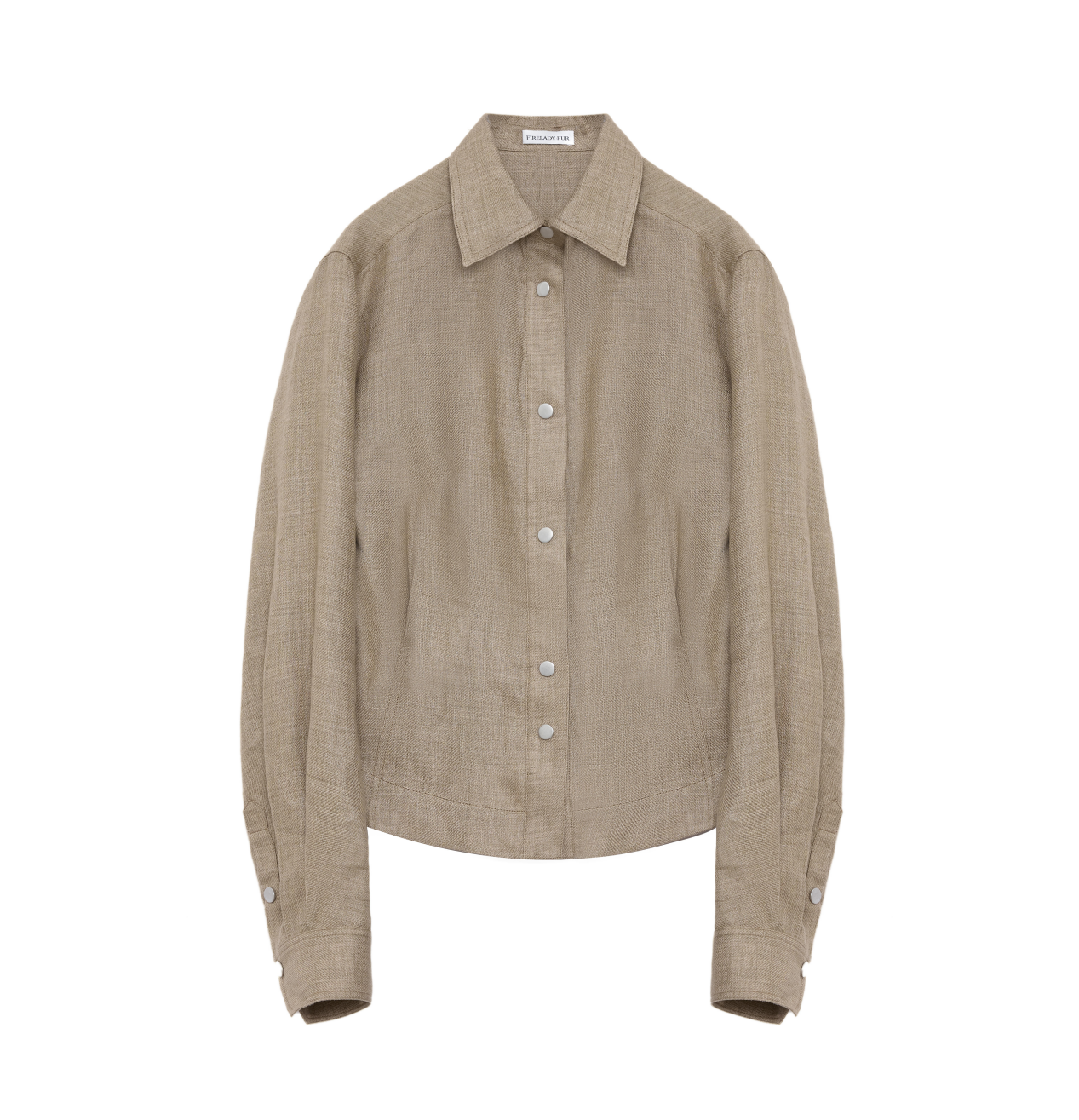 Berlin Afternoon Tea Waist Shirt - Refreshing Breathable Twill Linen Deconstructed Silhouette Old Money Style Top - Shopthatapp.ca