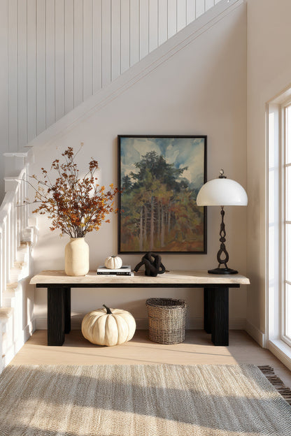 WILD GROVE Toile Étirée Artisanale - Œuvre Sur Toile Étirée - Shopthatapp.ca