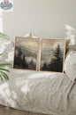 ECHOES IN THE MIST ARTWORK - Stunning 2 Piece Stretched Canvas Set - Shopthatapp.ca