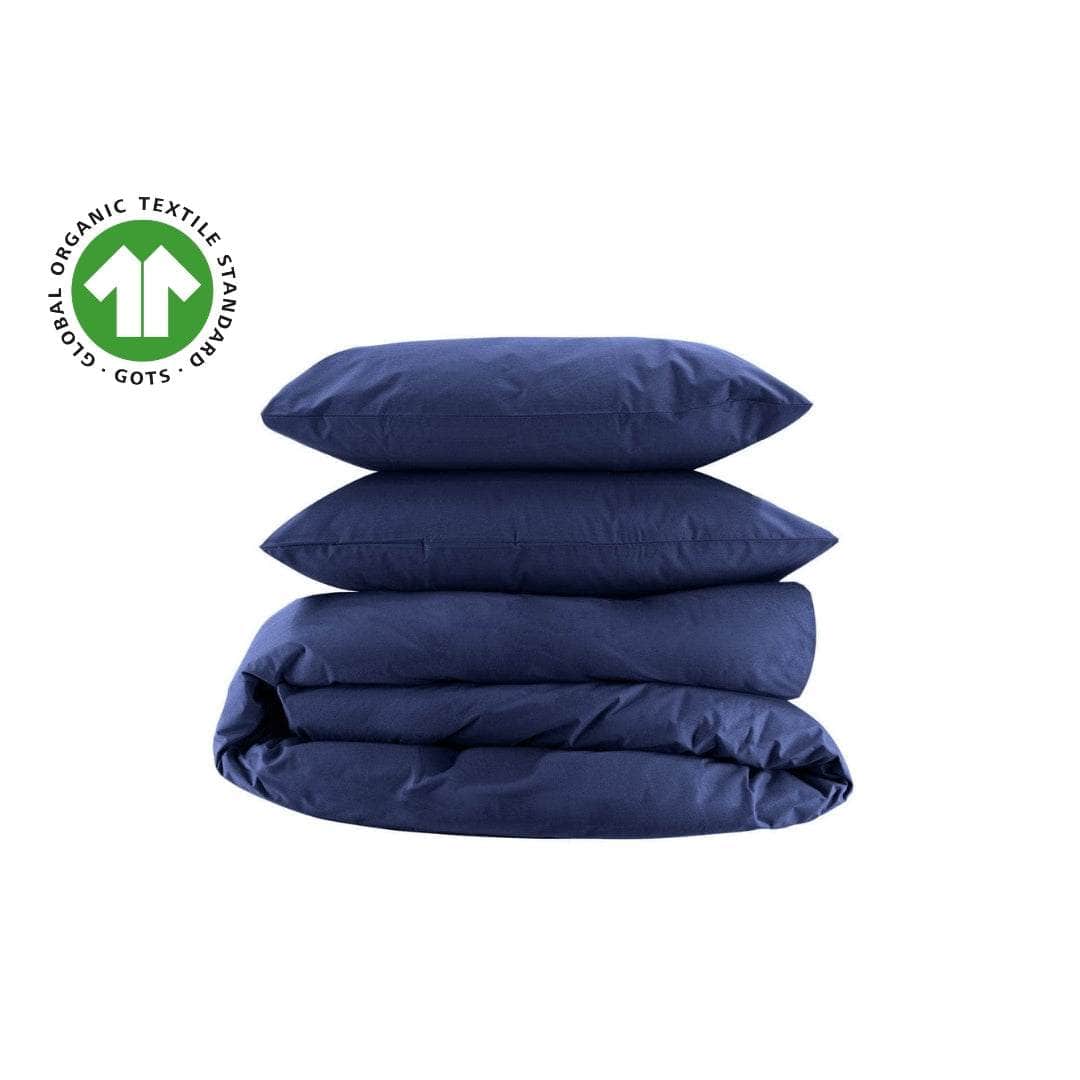 Essential Organic Percale Duvet Cover Set & Pillowcase Collection - Shopthatapp.ca