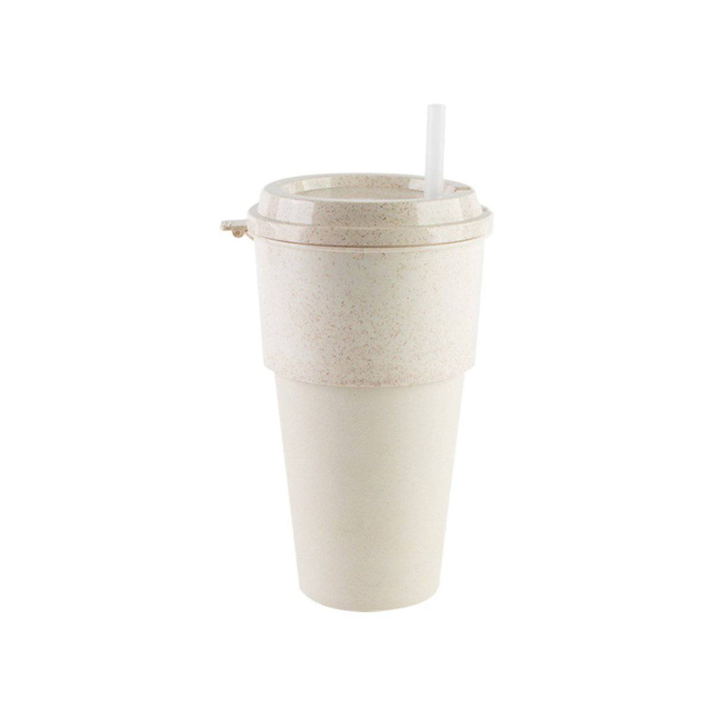 All-in-One Snack and Drink Cup (16 oz) - BPA-Free Bamboo, Eco-Friendly, Dishwasher-Safe