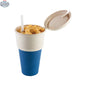 All-in-One Snack and Drink Cup (16 oz) - BPA-Free Bamboo, Eco-Friendly, Dishwasher-Safe - Shopthatapp.ca