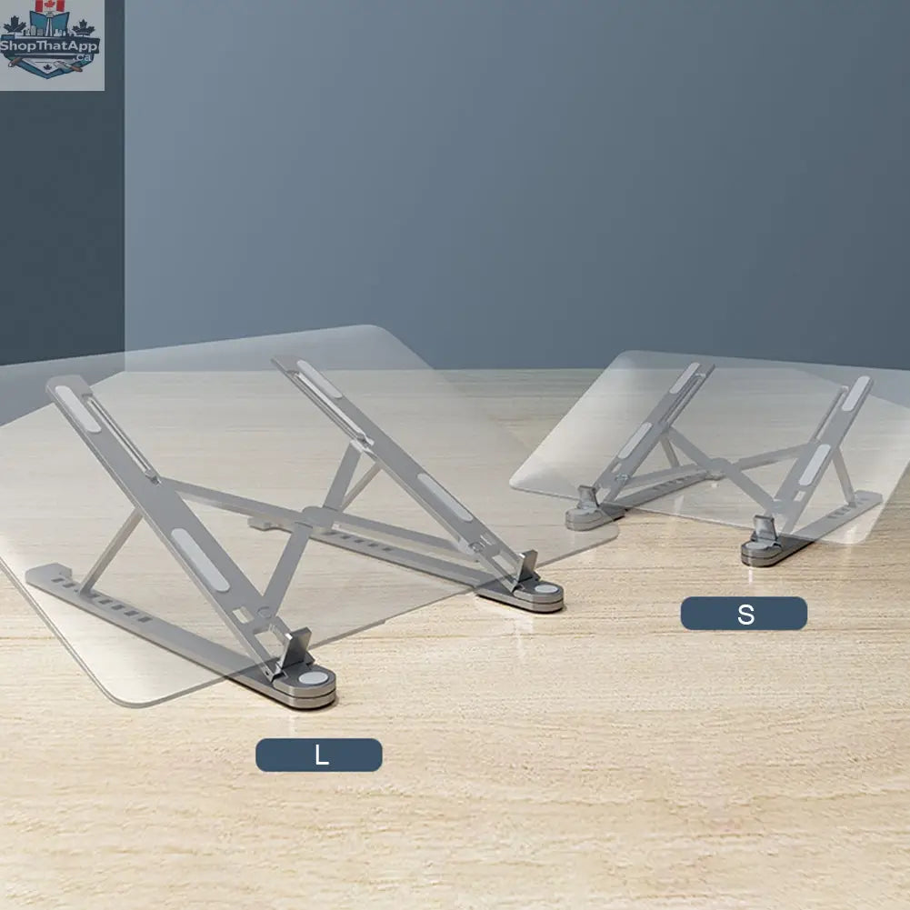 Laptop stand portable aluminum alloy - Shopthatapp.ca