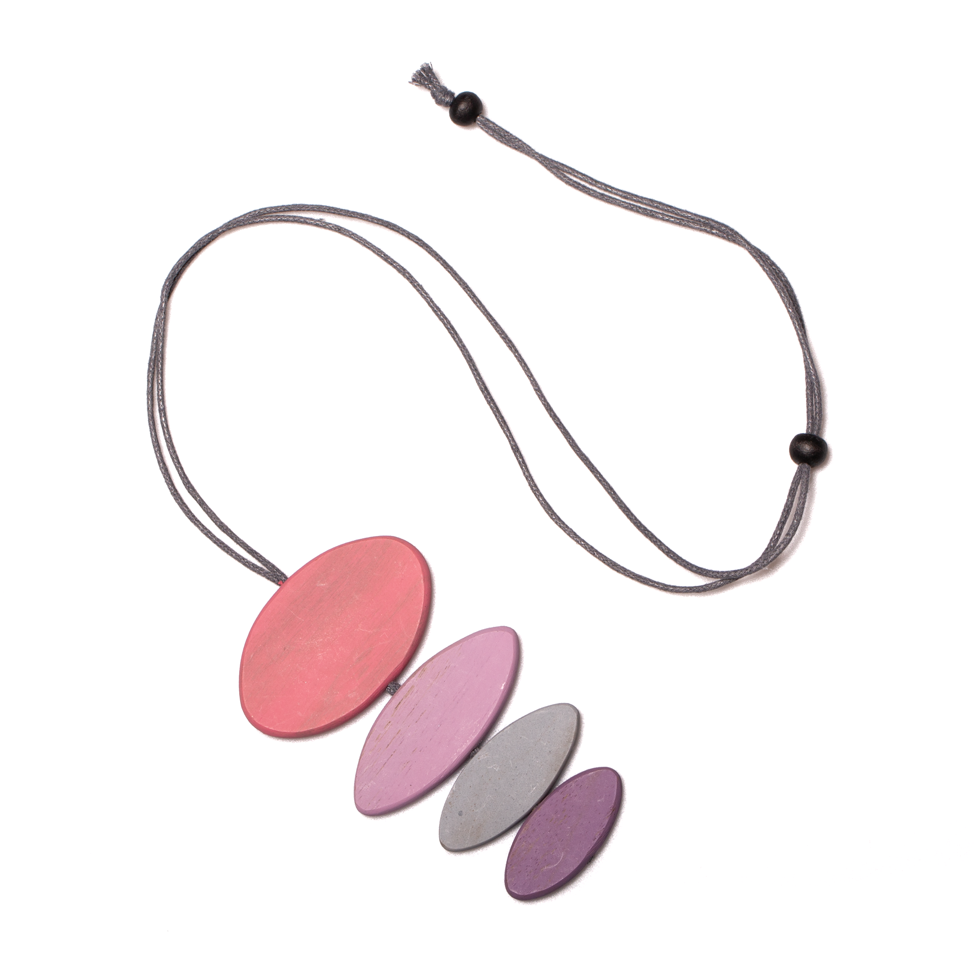 Four Part Oval wooden Pendant - Shopthatapp.ca