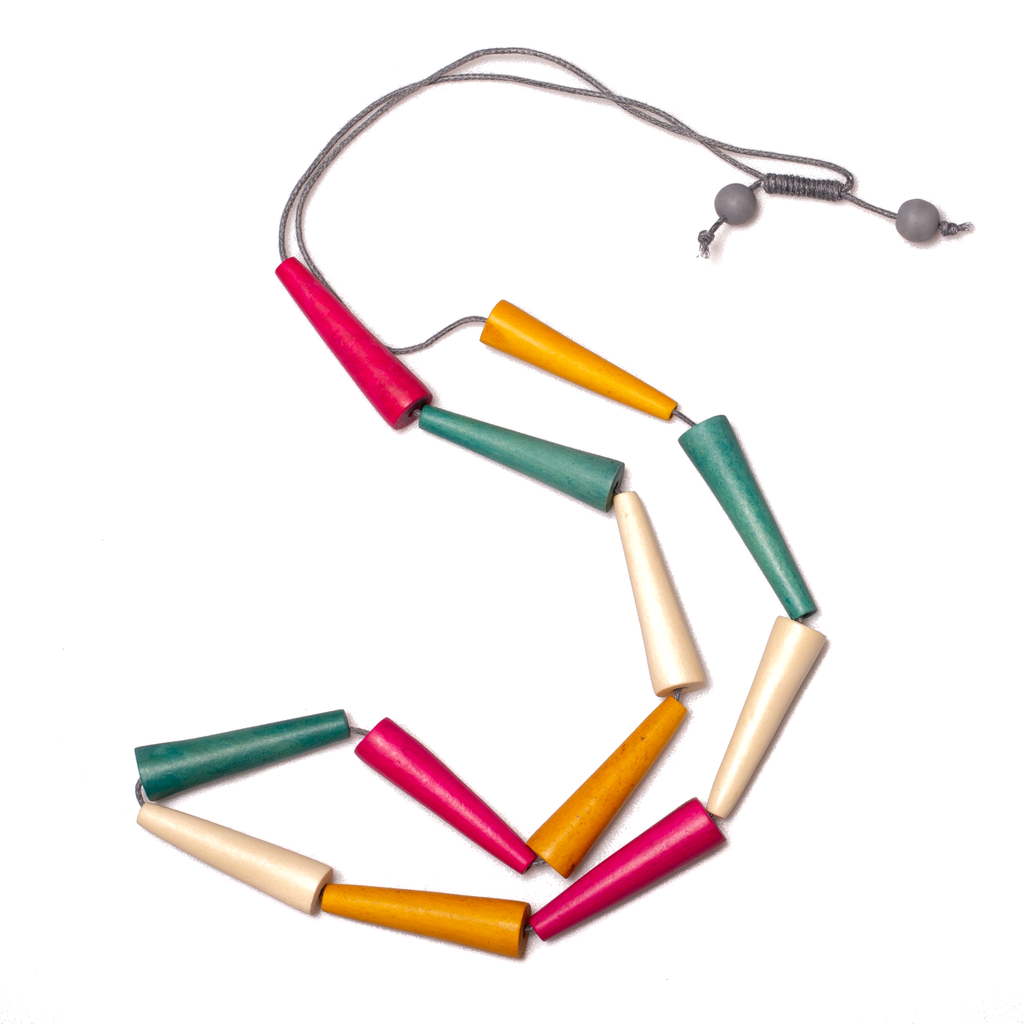 Wooden Cone Necklace - Shopthatapp.ca