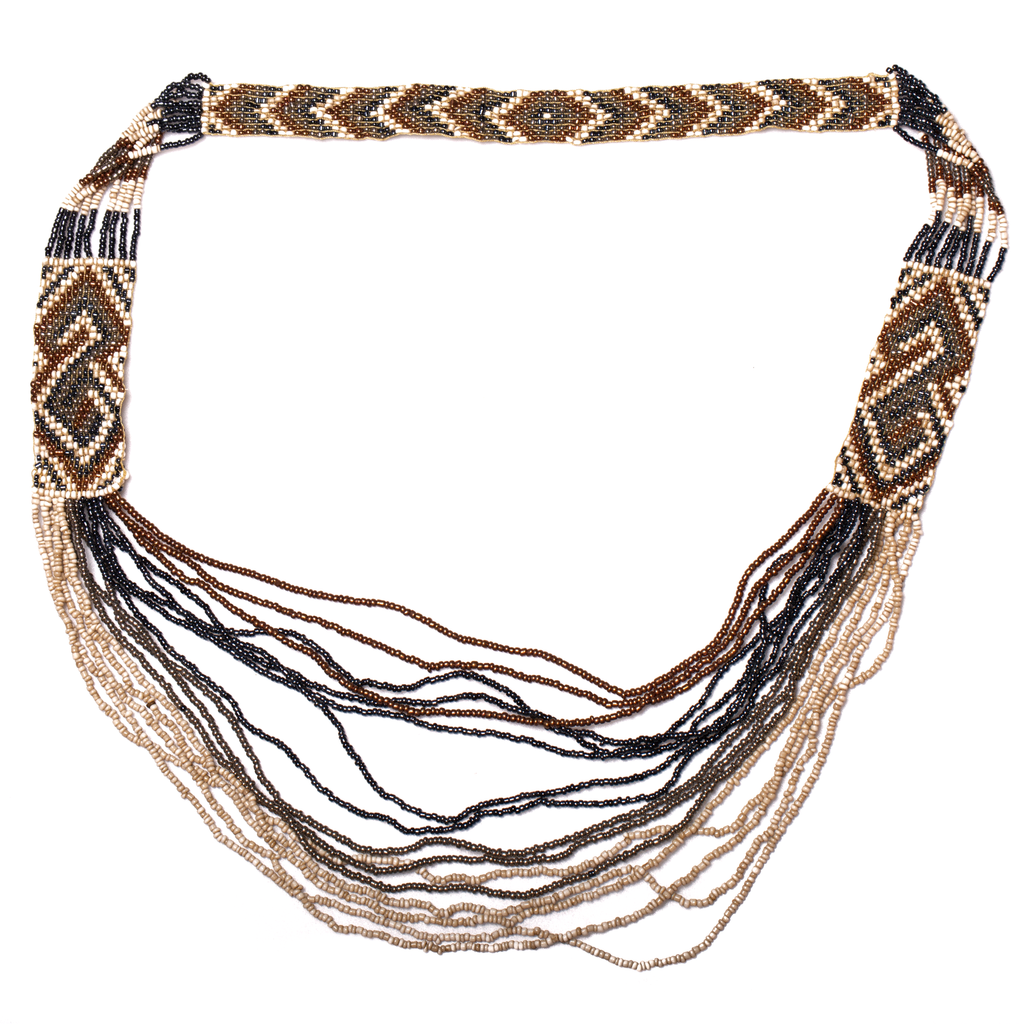 Long Aztec Beaded Necklace - Shopthatapp.ca