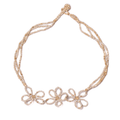 Beaded Flower Necklace - Shopthatapp.ca