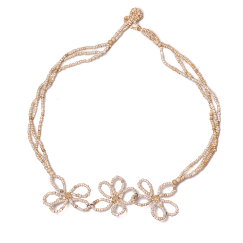 Beaded Flower Necklace - Shopthatapp.ca