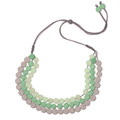 Triple Strand Resin Necklace - Stylish & Unique Accessory - Shopthatapp.ca