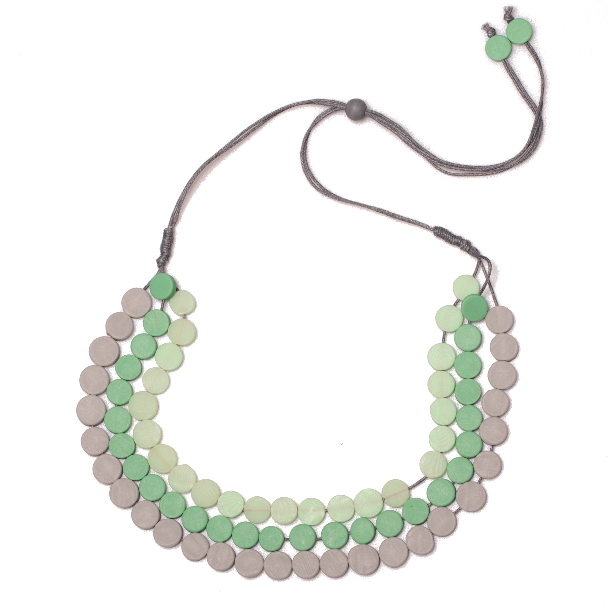 Triple Strand Resin Necklace - Stylish & Unique Accessory - Shopthatapp.ca