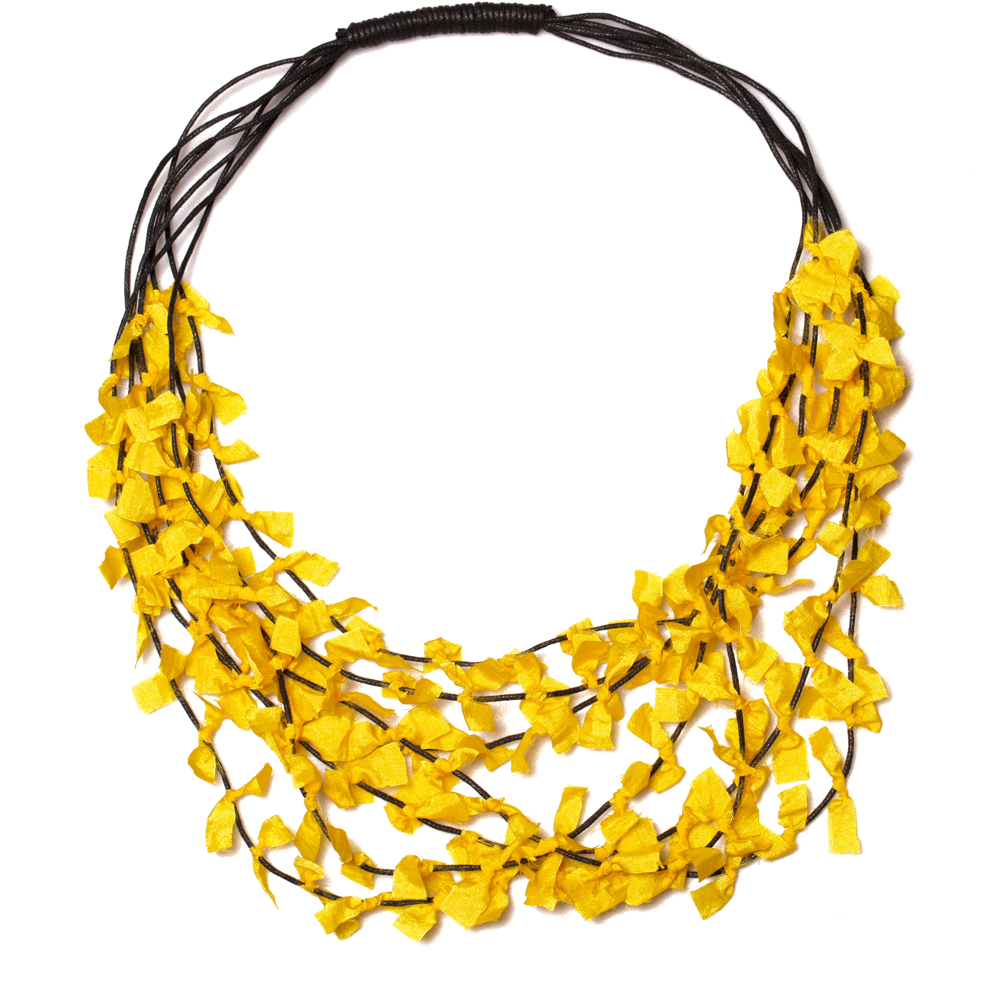 Multi Strand Fabric Necklace - Stylish and Versatile Multi Strand Necklace - Shopthatapp.ca