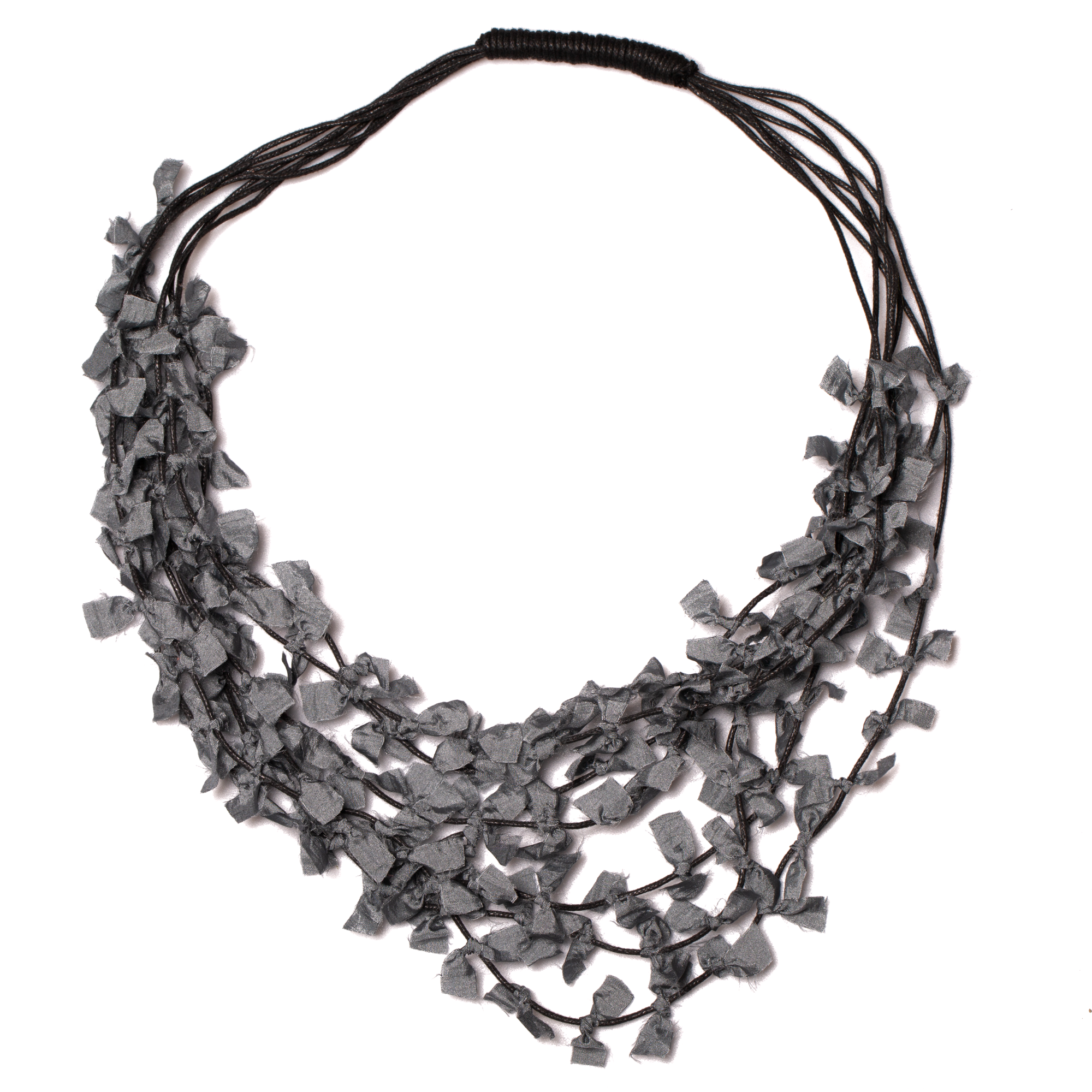 Multi Strand Fabric Necklace - Stylish and Versatile Multi Strand Necklace - Shopthatapp.ca