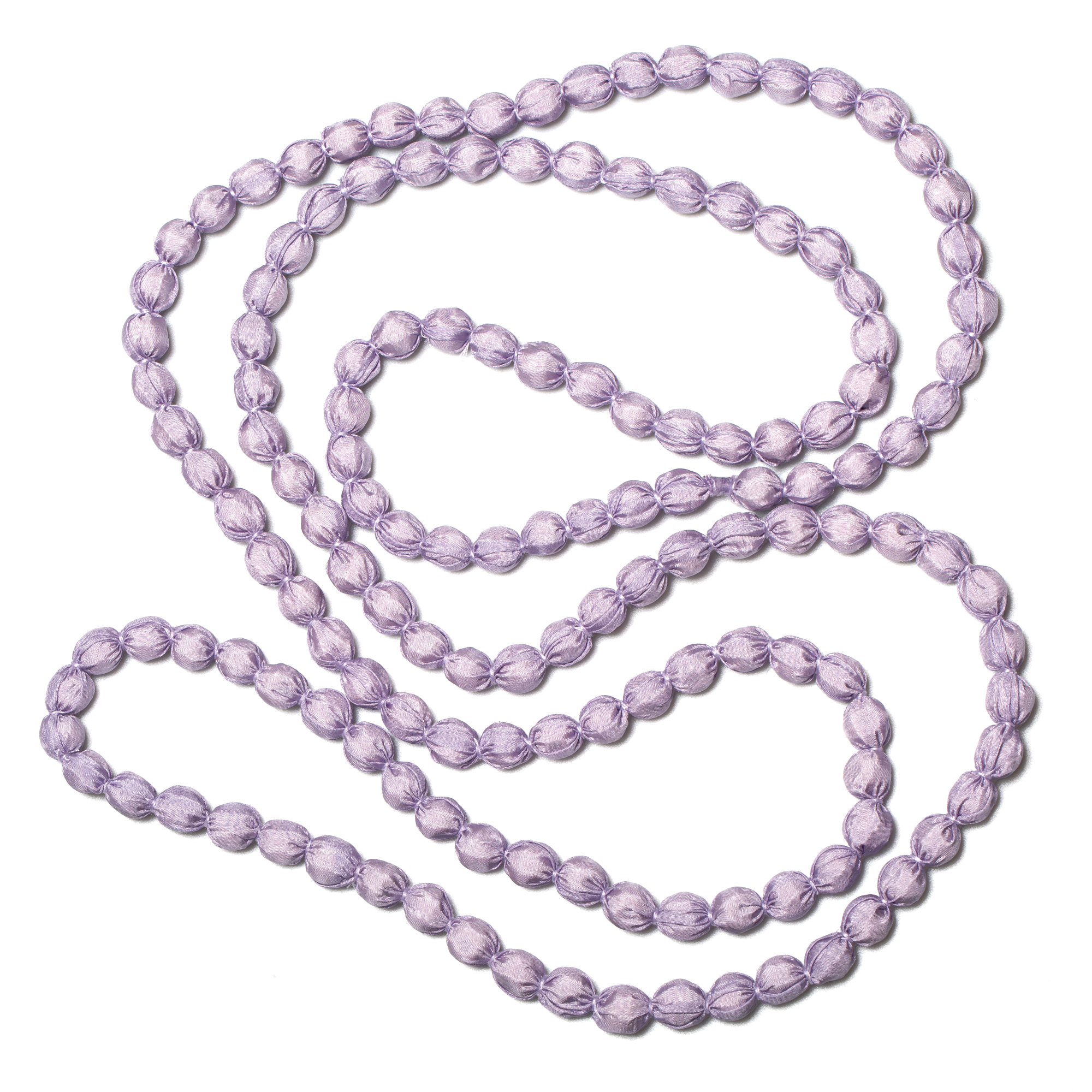 Extra Long Fabric Ball Necklace - Shopthatapp.ca