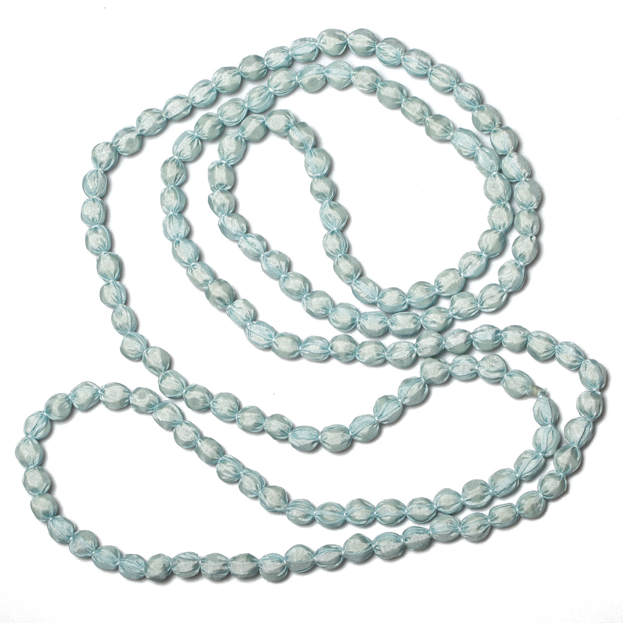 Extra Long Fabric Ball Necklace - Shopthatapp.ca