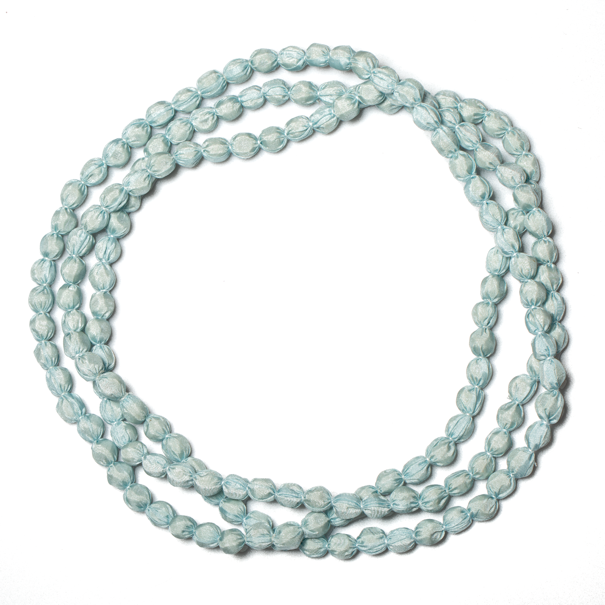 Extra Long Fabric Ball Necklace - Shopthatapp.ca