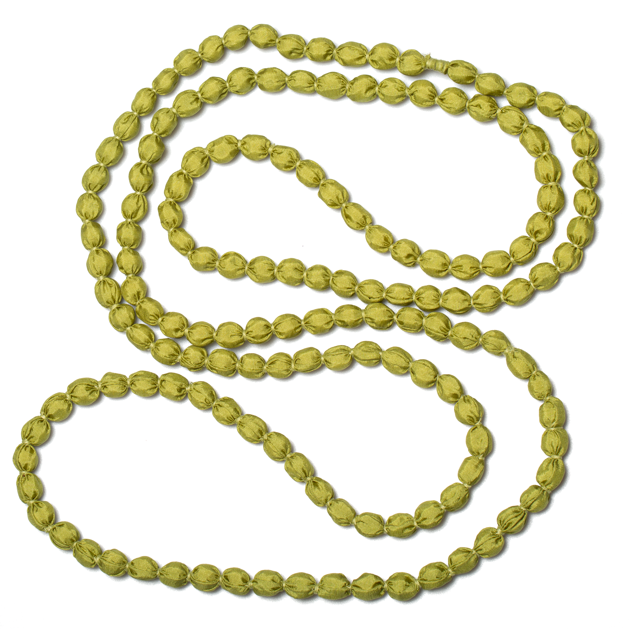 Extra Long Fabric Ball Necklace - Shopthatapp.ca