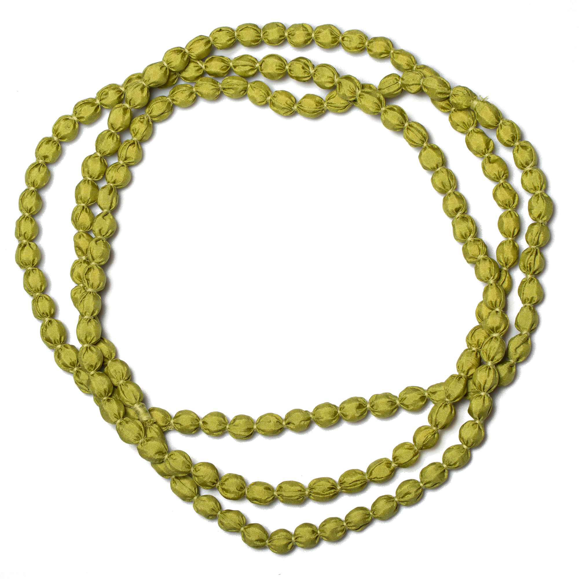 Extra Long Fabric Ball Necklace - Shopthatapp.ca