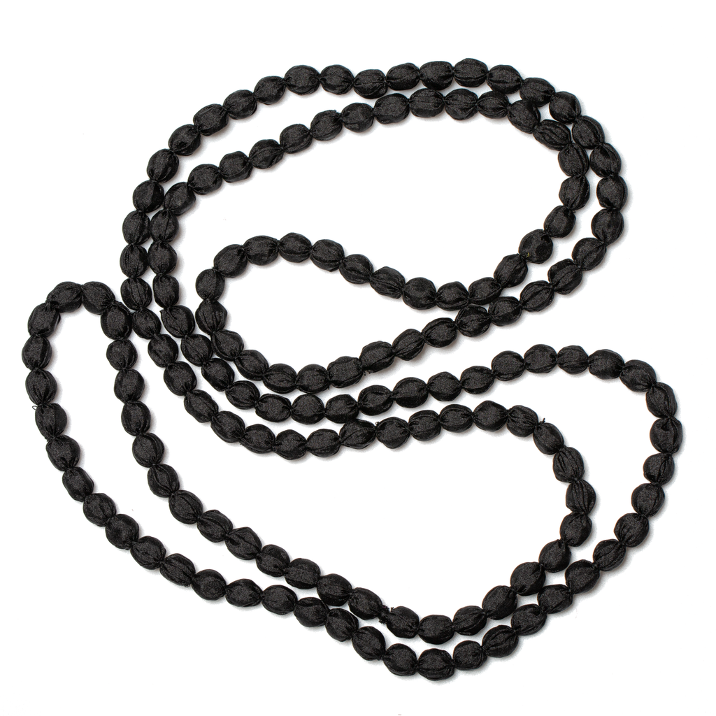 Extra Long Fabric Ball Necklace - Shopthatapp.ca
