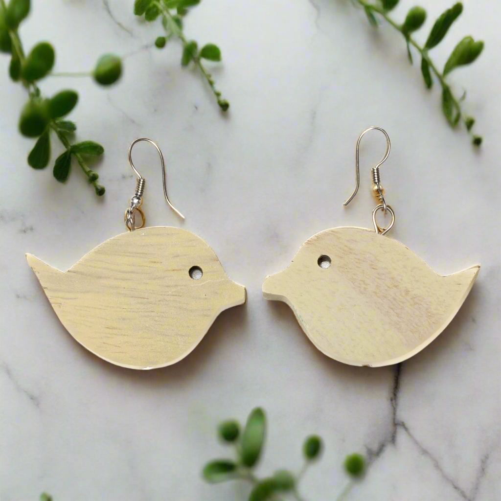 Wooden Bird Earrings for Nature Lovers – Stylish and Unique Accessories - Shopthatapp.ca