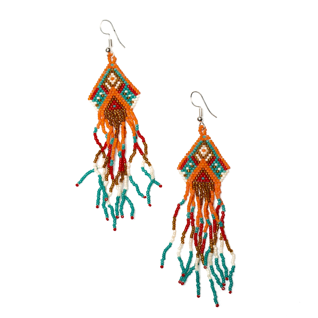 Beaded Aztec Earrings for a Unique Bohemian Look - Shopthatapp.ca