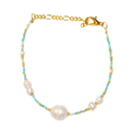 Bead Bracelet With large Pearl - Shopthatapp.ca