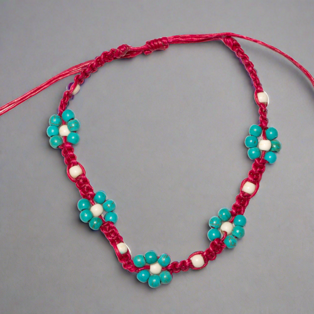 Flower Bead Anklet - Shopthatapp.ca