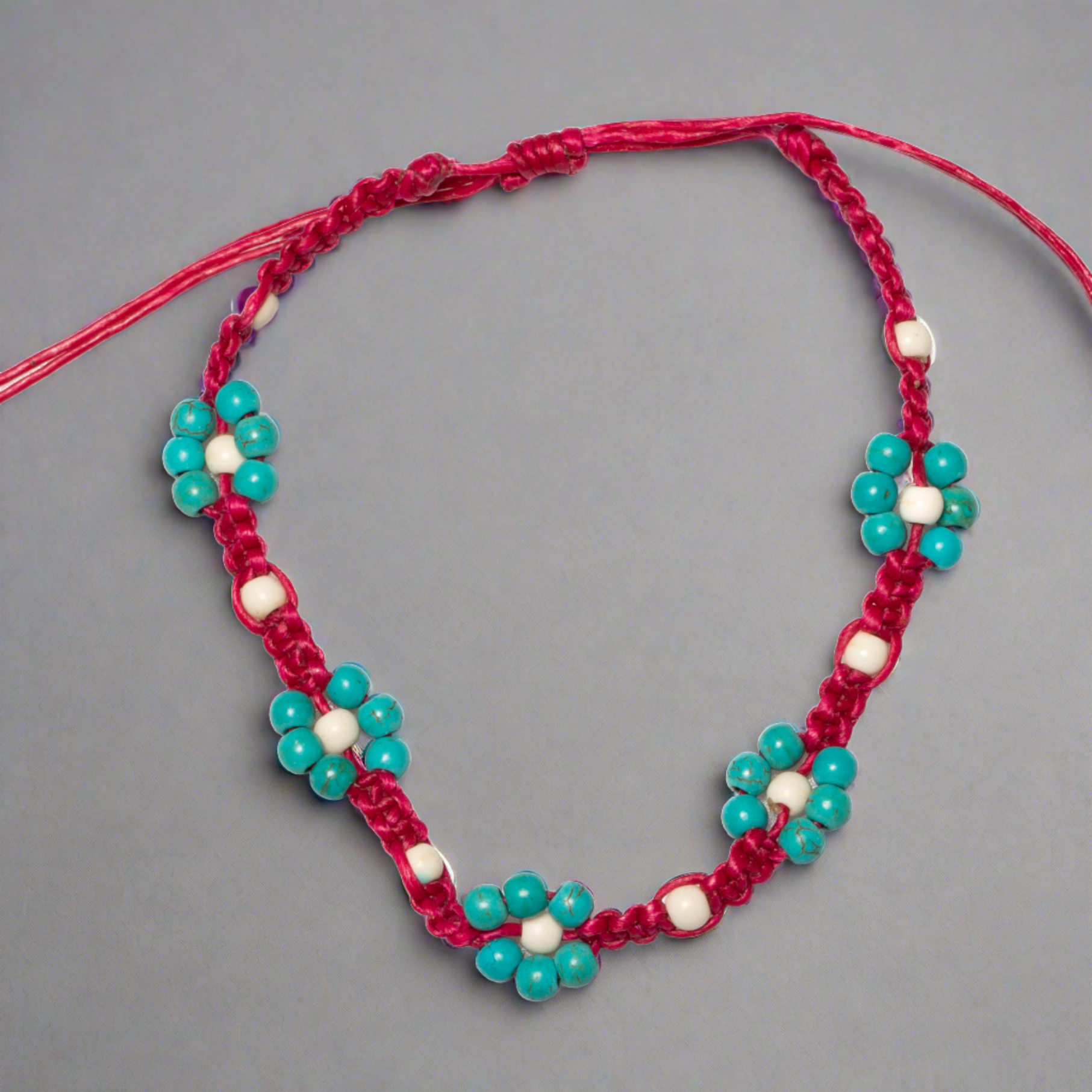 Flower Bead Anklet - Shopthatapp.ca