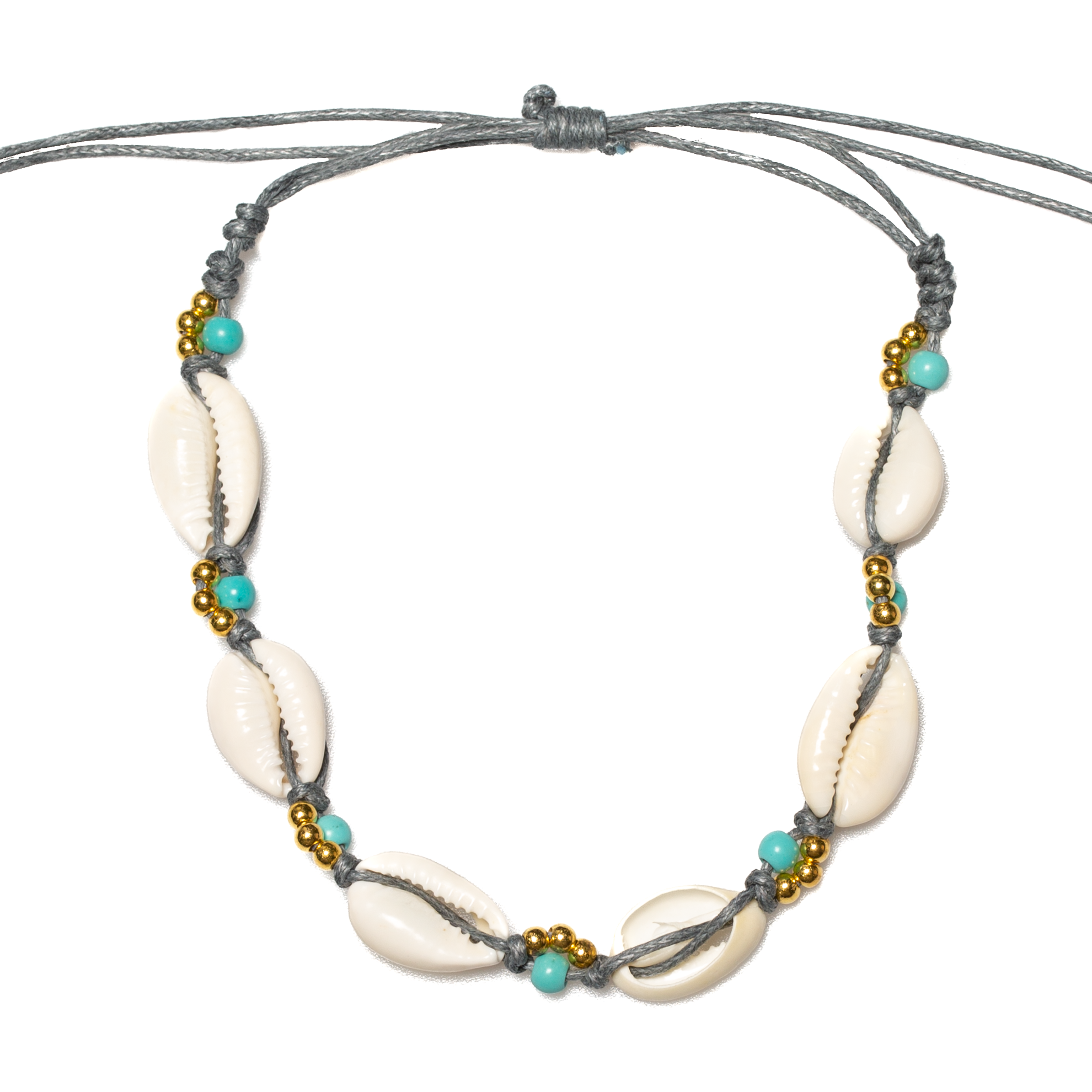Shell Bead Anklet - Beachy Boho Charm for Stylish Footwear - Shopthatapp.ca