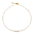 Triple Pearl Necklace with Beads - Elegant Short Style - Shopthatapp.ca