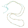 Long Pearl Bead Necklace for Elegant Style and Timeless Charm - Shopthatapp.ca