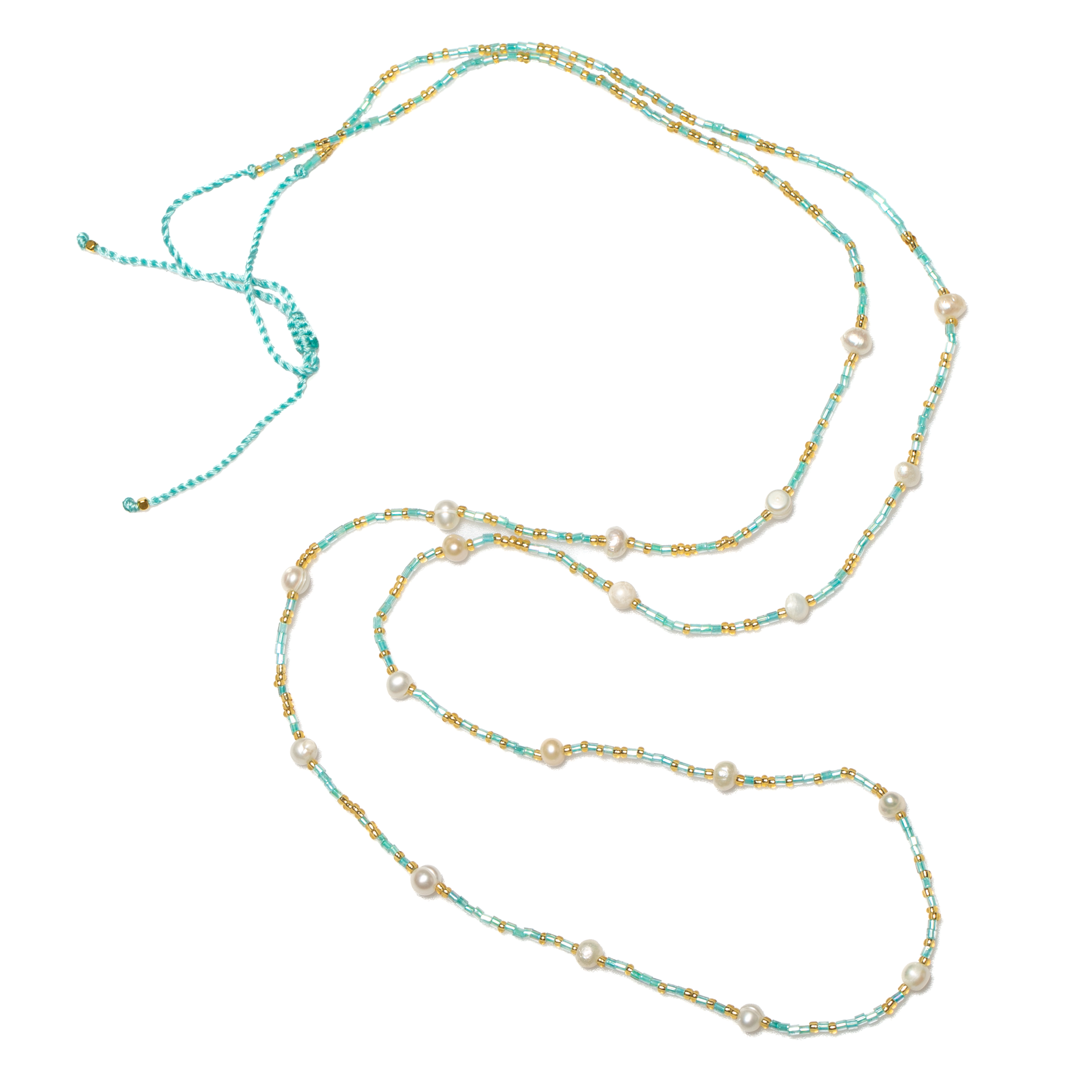 Long Pearl Bead Necklace for Elegant Style and Timeless Charm - Shopthatapp.ca