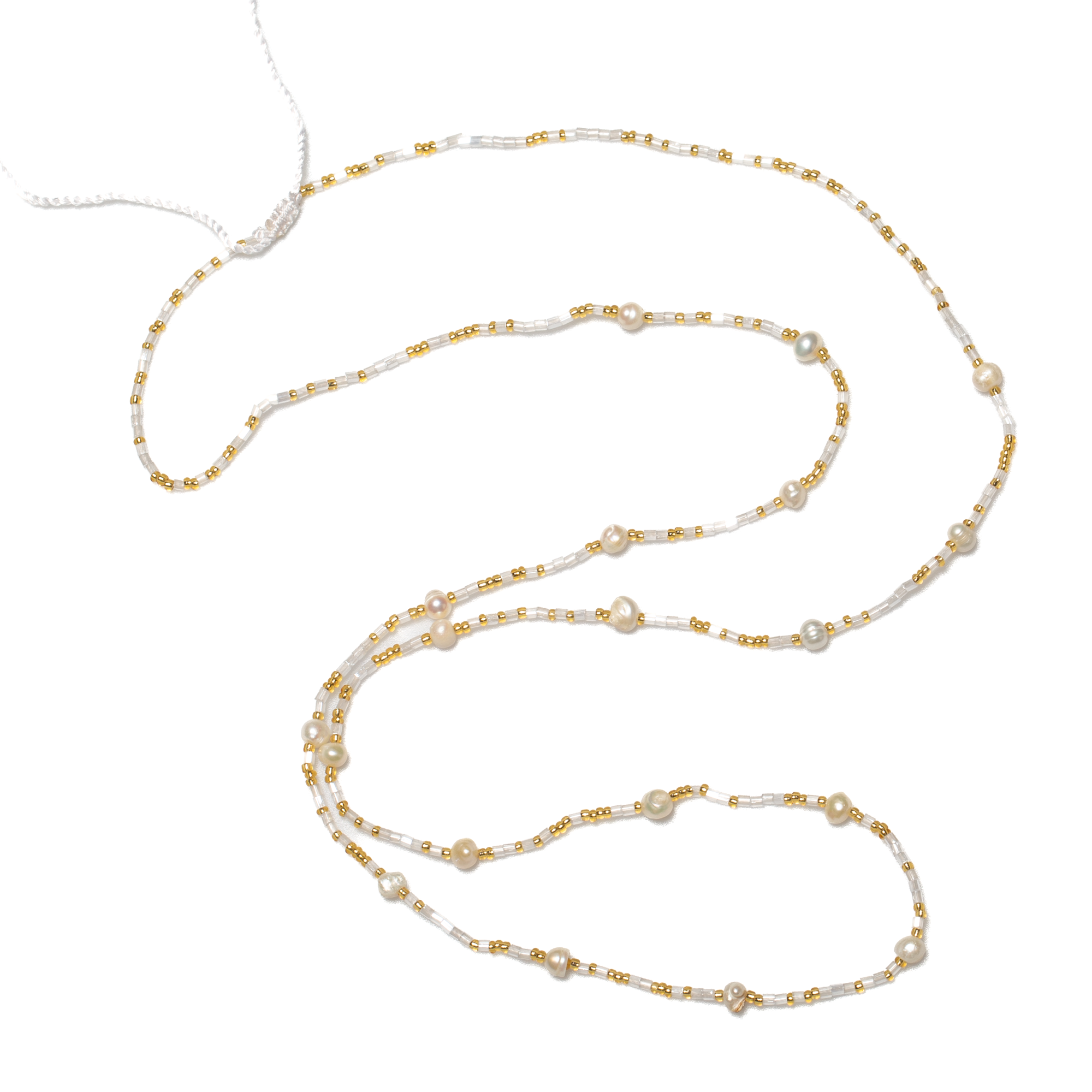 Long Pearl Bead Necklace for Elegant Style and Timeless Charm - Shopthatapp.ca