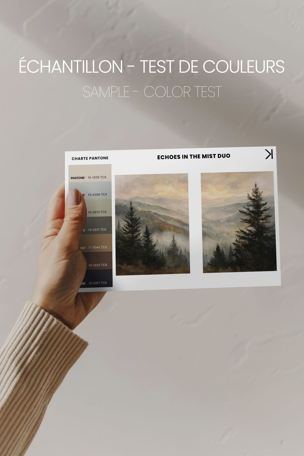 ECHOES IN THE MIST ARTWORK - Stunning 2 Piece Stretched Canvas Set