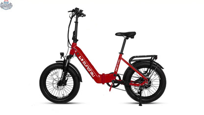 E-Vélo EUNORAU QUEBEC META20 1.0 electric bicycle with sleek frame and handlebar controls, ready for urban commuting and outdoor rides.
