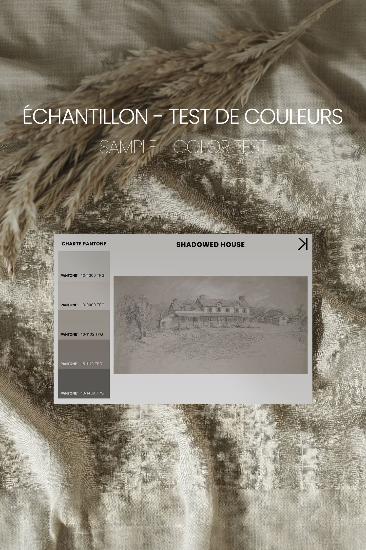 SHADOWED HOUSE Art Print | Oeuvre sur toile étirée - Shopthatapp.ca
