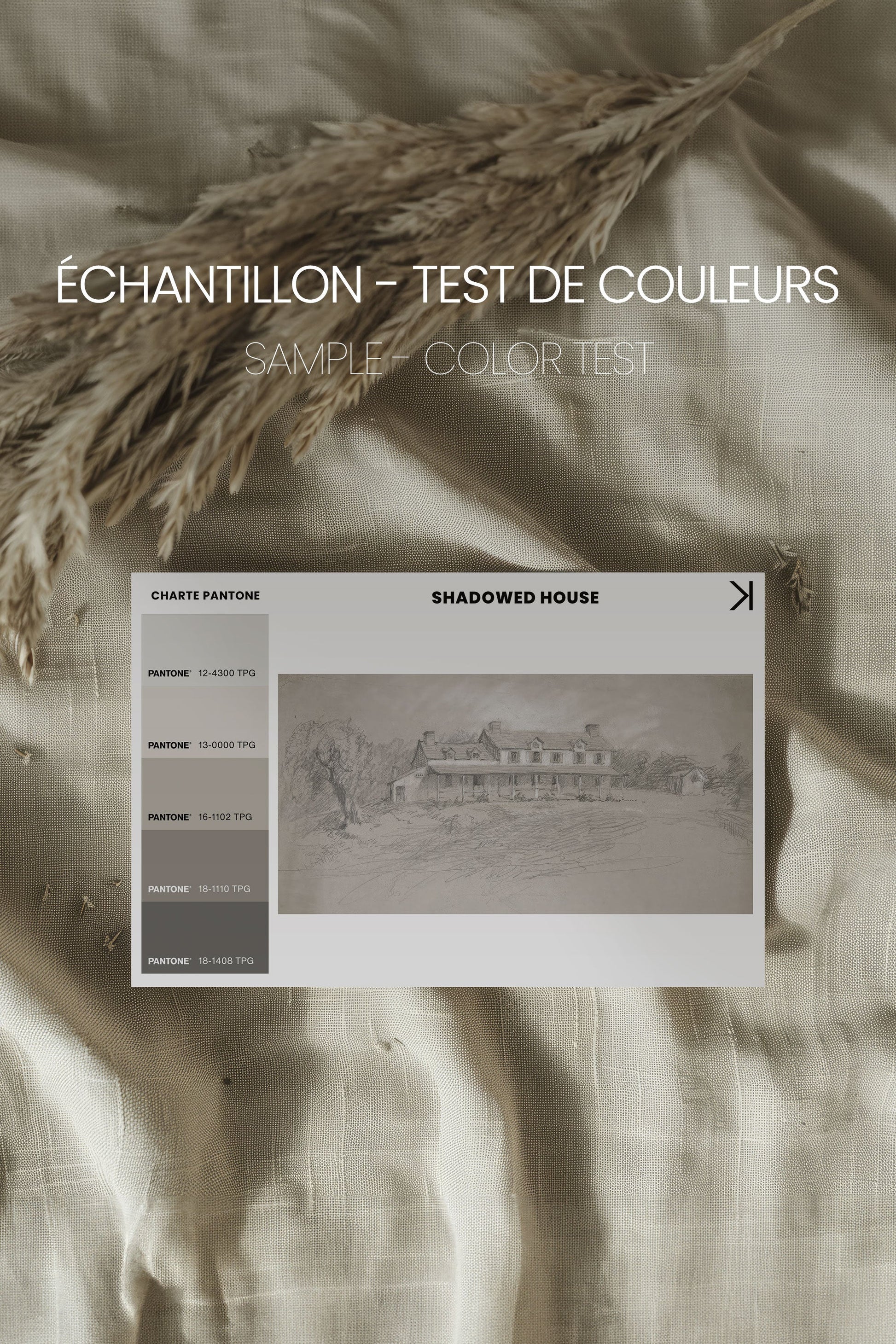 SHADOWED HOUSE Art Print | Oeuvre sur toile étirée - Shopthatapp.ca