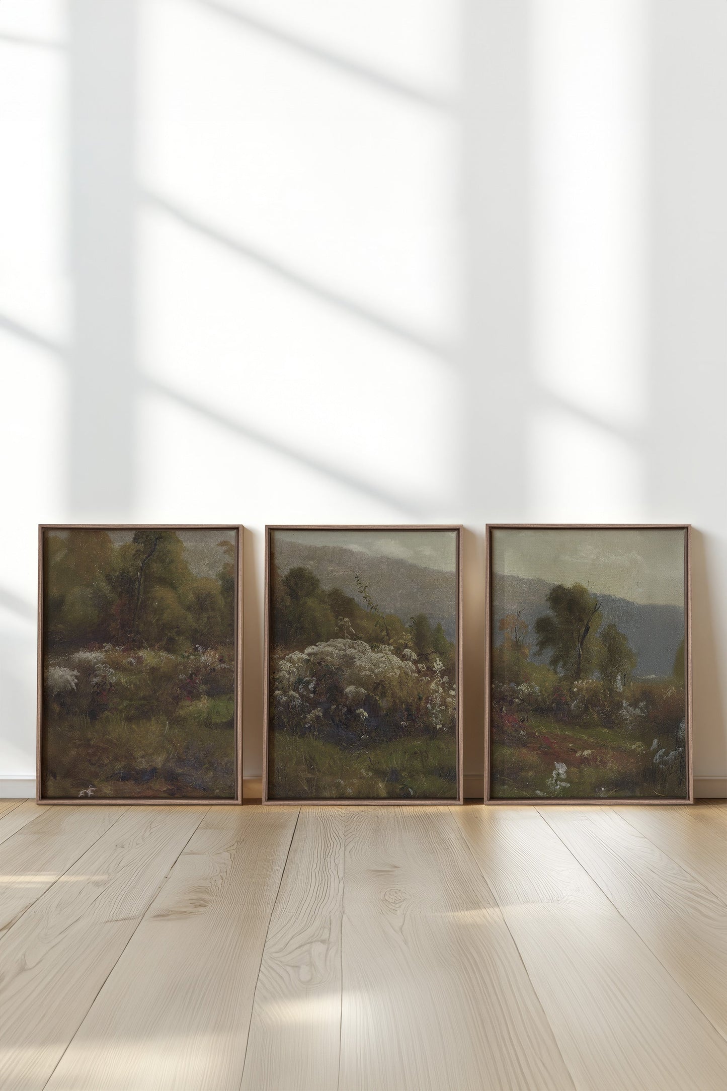 TRIO DOUCEURS CHAMPÊTRES (3 Oeuvres sur toile étirée) - Shopthatapp.ca