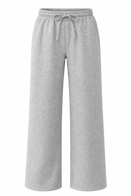 Adora Luxeflow - Everyday Wide Leg Pant In Heather Grey - Shopthatapp.ca