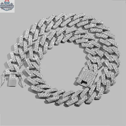 Elevate Your Style with Our 20MM Silver Cuban Link Bracelet - Shopthatapp.ca