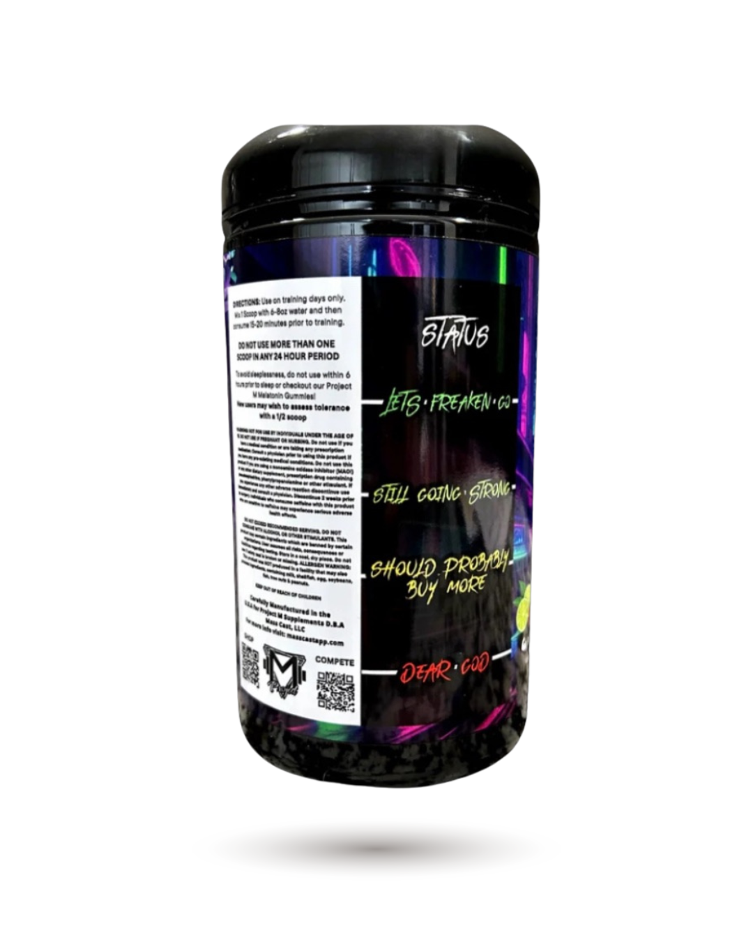 Project M MINDBENDER V5 High Stim Pre-Workout 40/20 Servings - Www.Shopthatapp.ca