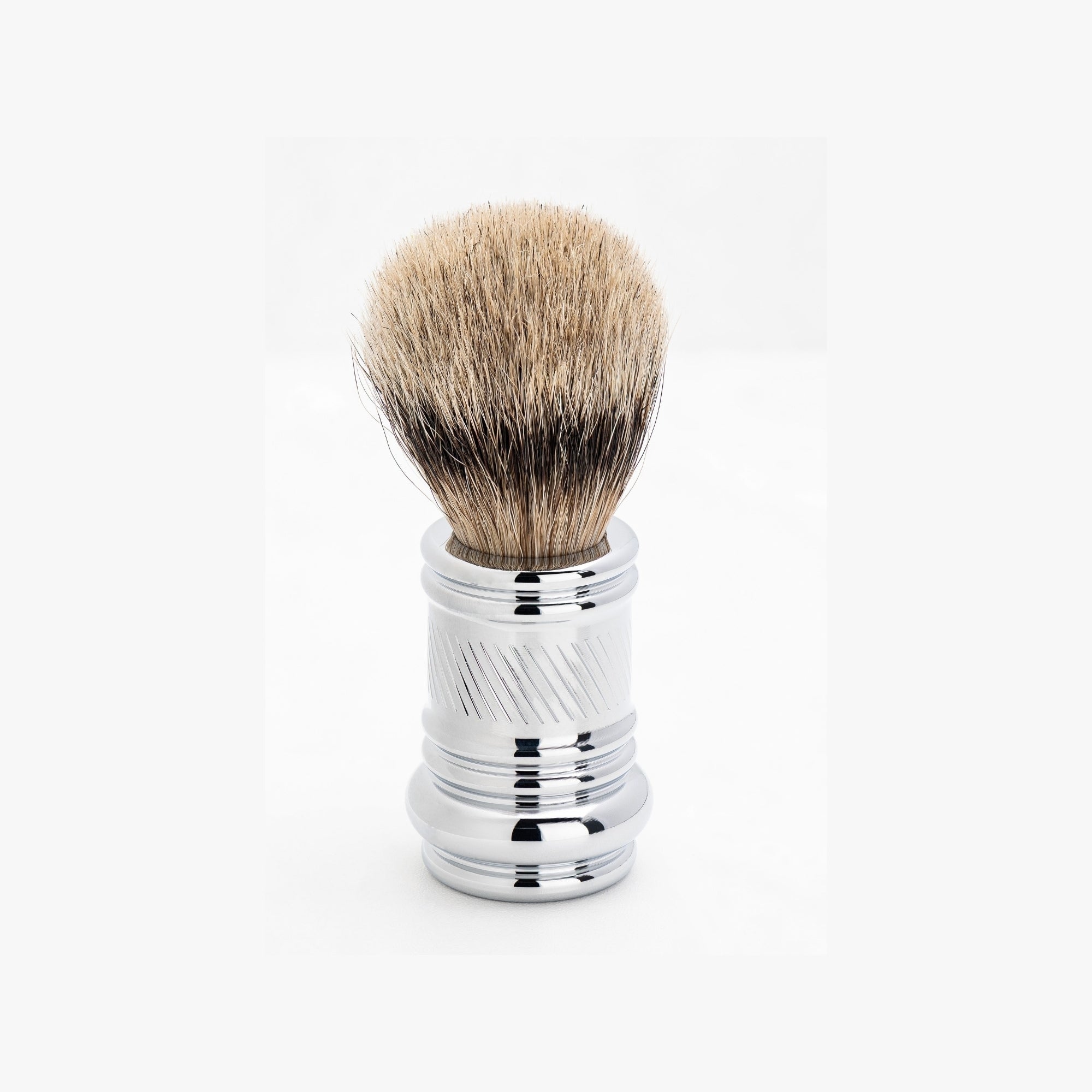 Ombre Mesh Dress for Stylish and Chic Occasions with Merkur Badger Hair Shaving Brush