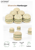 Silvervine Hamburger Toy - The Purr-fect Playtime Delight for Cats - Shopthatapp.ca