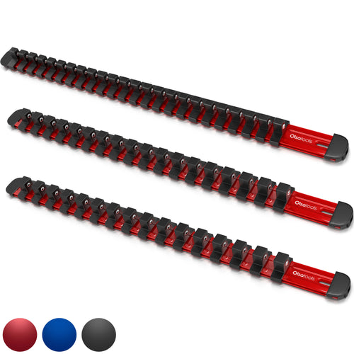 Aluminum Socket Organizer Rails with Locking End Caps - Shopthatapp.ca